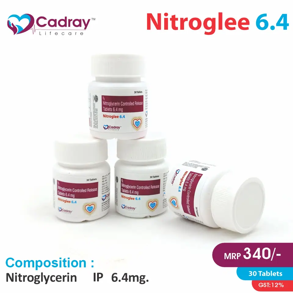 Nitroglycerine 6.4mg Tablet in PCD Pharma Franchise